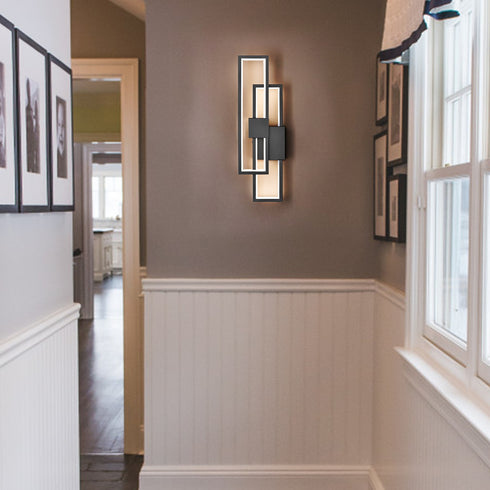Imola Modern LED Wall Sconce Rectangle  Flush Mount Wall Light